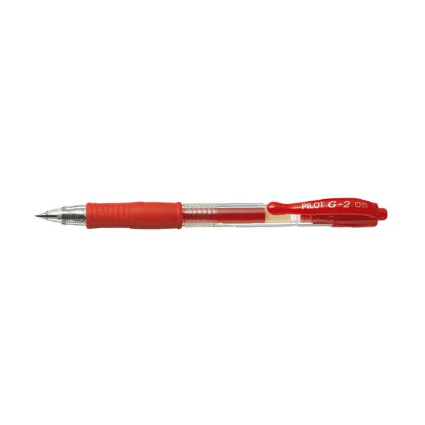 Pilot G205 Retractable Gel Rollerball 0.5 mm Tip - Red.