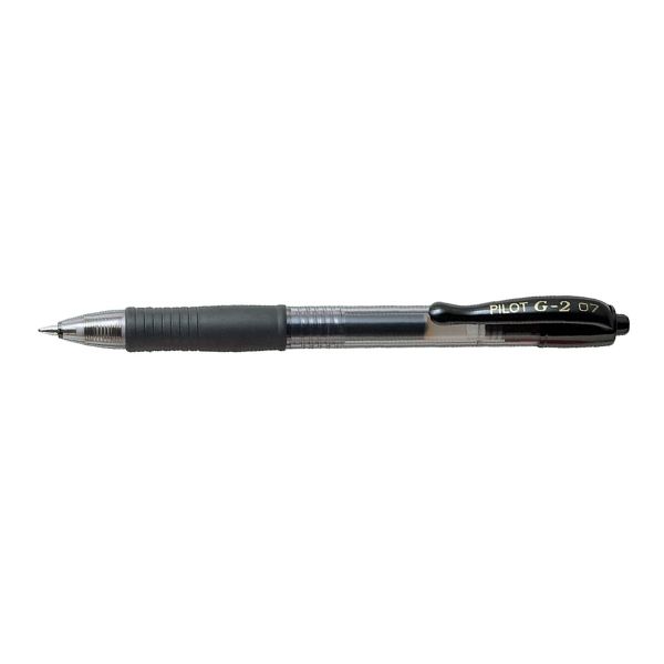 Pilot G2 Fine Retractable Gel Ink Rollerball Pen 0.7mm, Black.