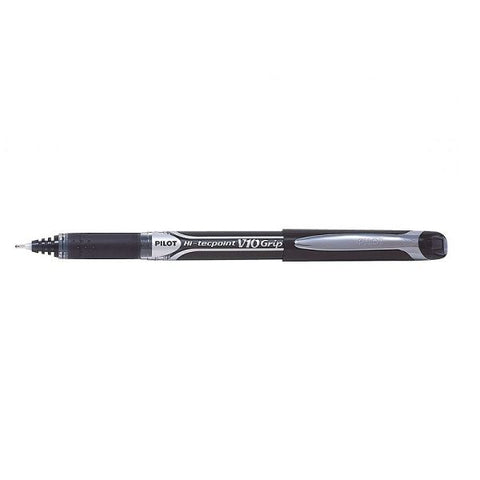 Pilot Hi-Tecpoint V10 Grip Pen, Black.