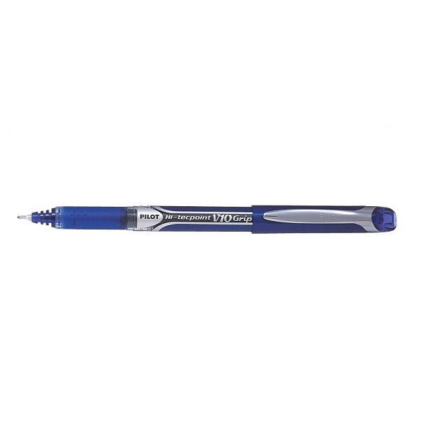 Pilot Hi-Tecpoint V10 Grip Pen, Blue.