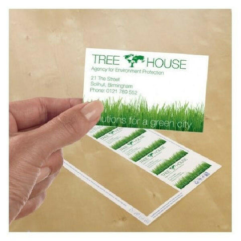 Avery Business Cards, Matt White 100 Labels Per 10 Pages.