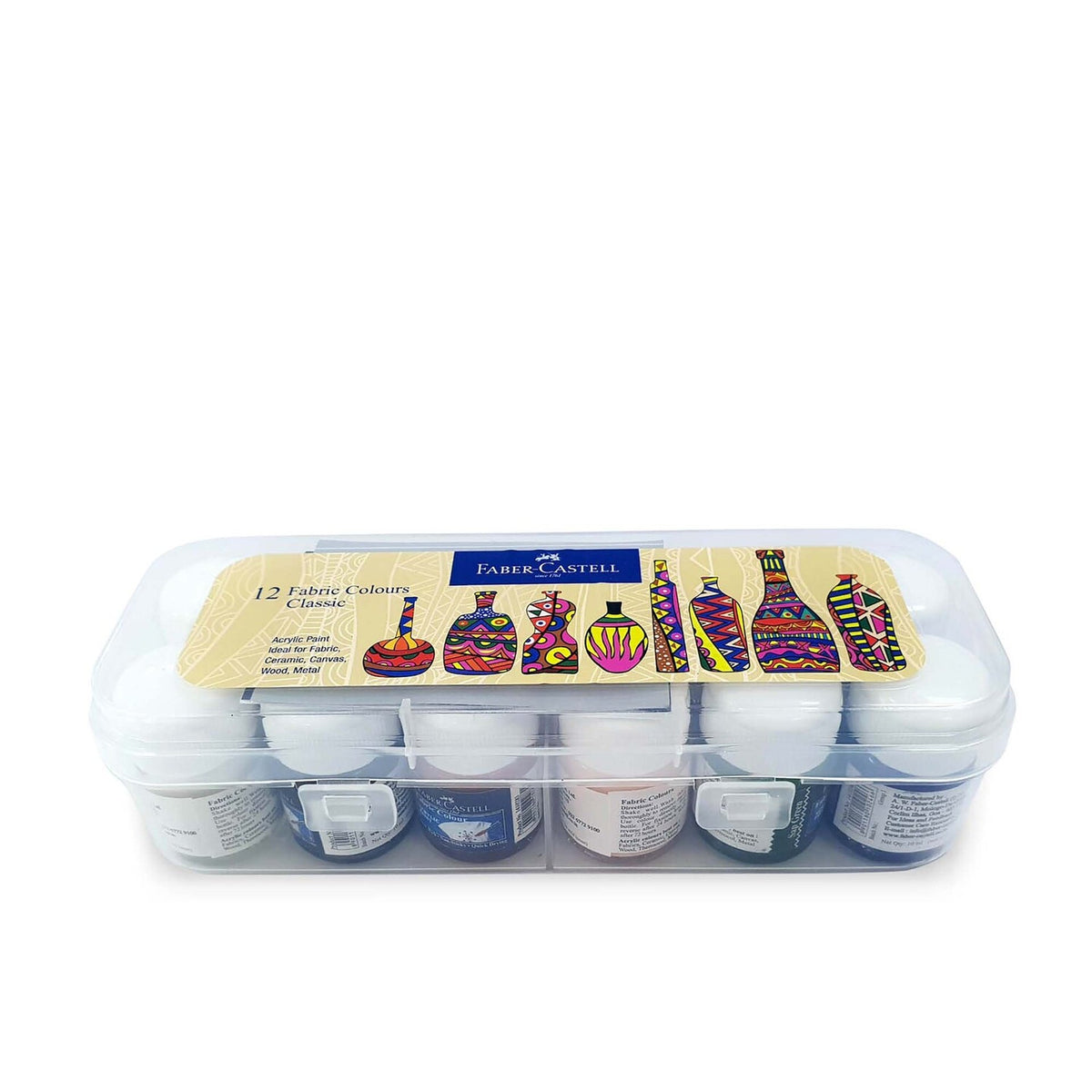 Faber Castell-Fabric Paint 12 Colors