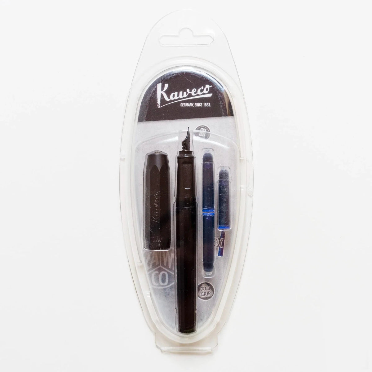 Kaweco PERKEO Camshell Fountain Pen, All Black, M 0.9 mm
