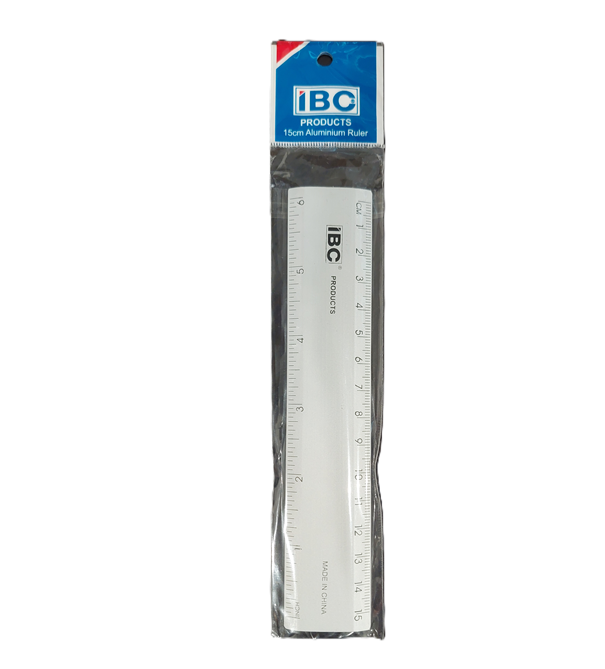 IBC ALUMINIUM RULER IBC-A110 -15 CM