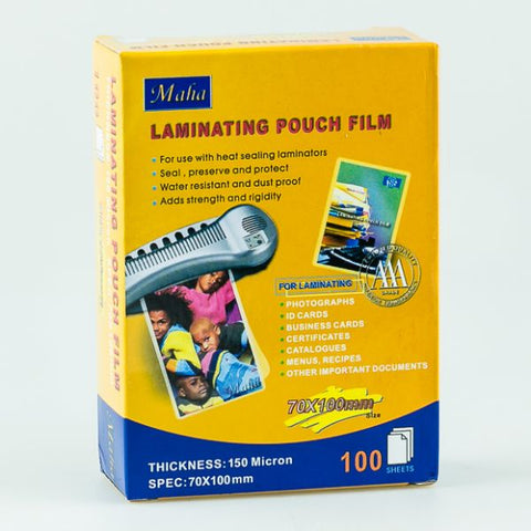 Maha - Laminating Pouch Film (70 X 100 mm).