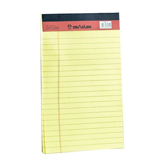 SinarLine Yellow Notepad A5.