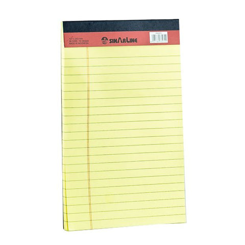 SinarLine Yellow Notepad A5.