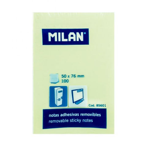 Milan - Yellow Stick Notes 3 x 2.