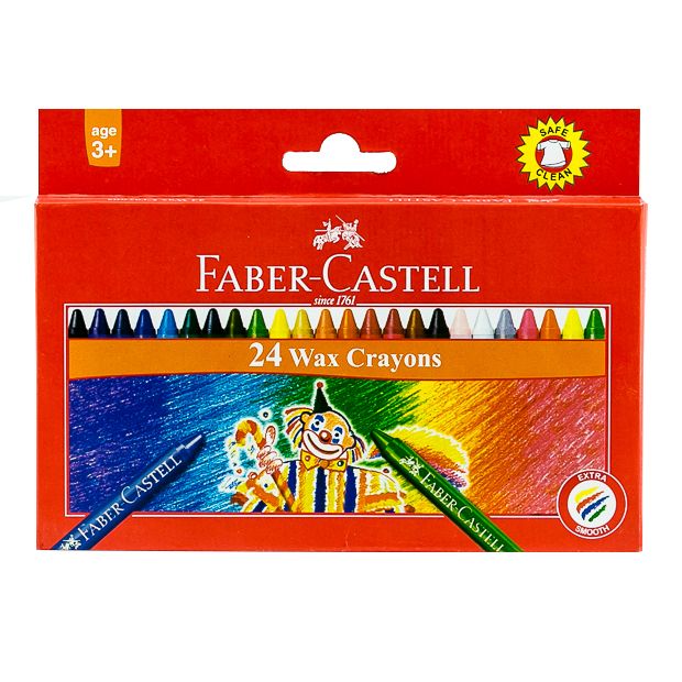 Faber Castell-Regular Crayons 24 Colors.