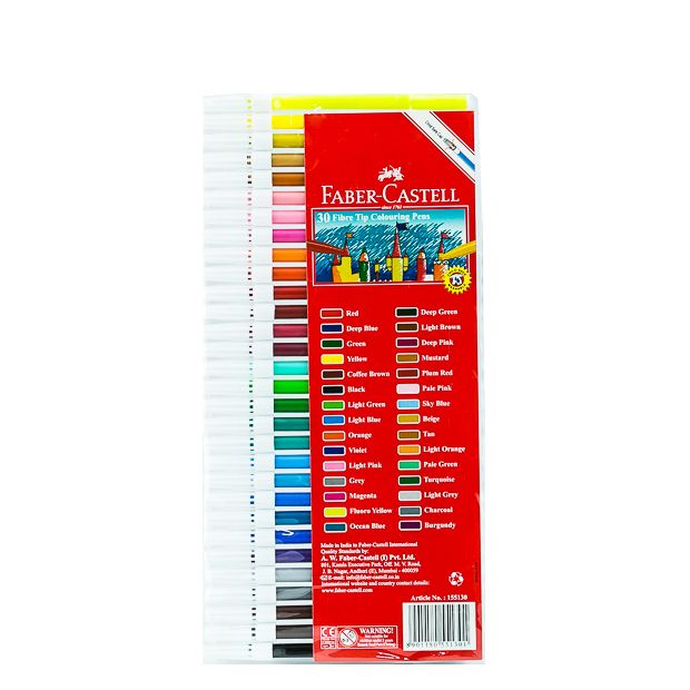 Faber Castell-Sketch Pen 30 Colors.