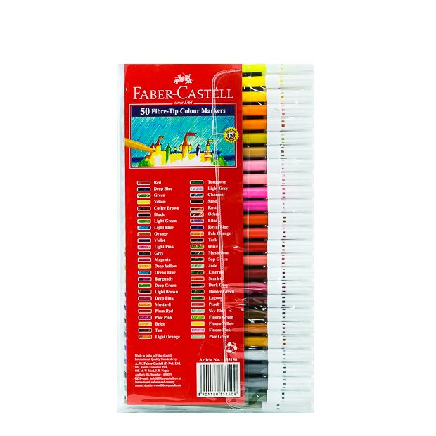 Faber Castell-Sketch Pen 50 Colors.