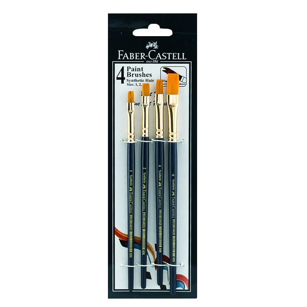 Faber Castell-Synthetic Hair Brushes.
