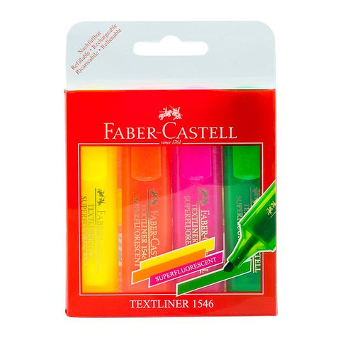 Faber Castell-Textliner Clear Set of 4.