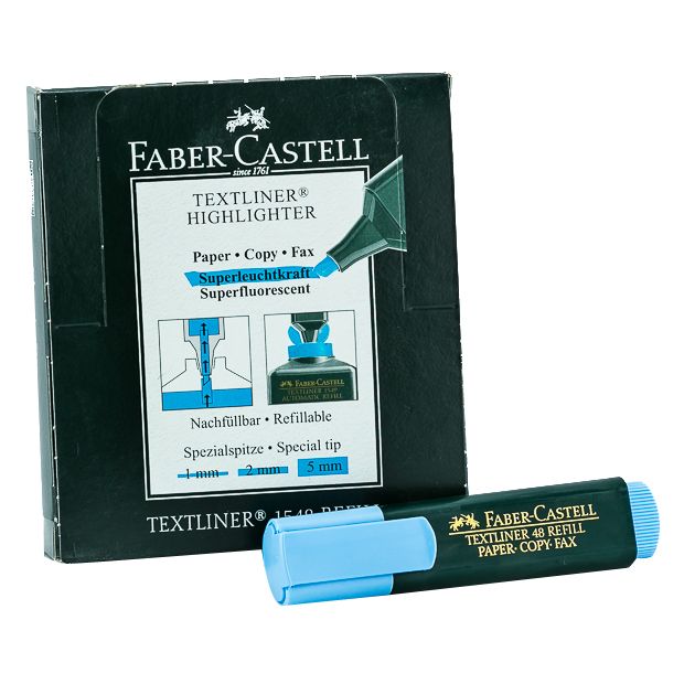 Faber Castell-Textliner pack of 10 (Blue).