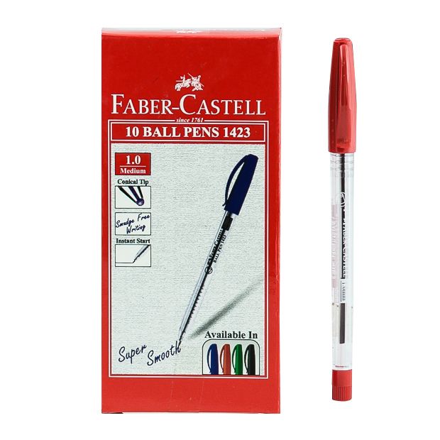 Faber Castell-FCD Ball Pen (Red).