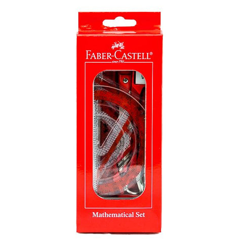 Faber Castell-Mathematical Instrument Box (Clear).