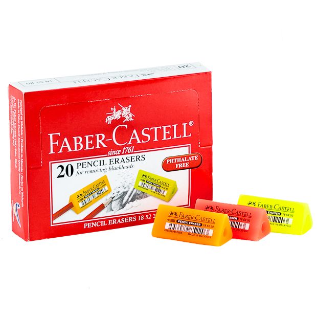 Faber Castell-Eraser Color Packet of 20 Pcs.
