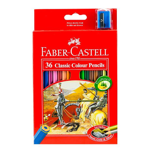 Faber Castell-Classic Color Pencil 36 Colors (Full Size).