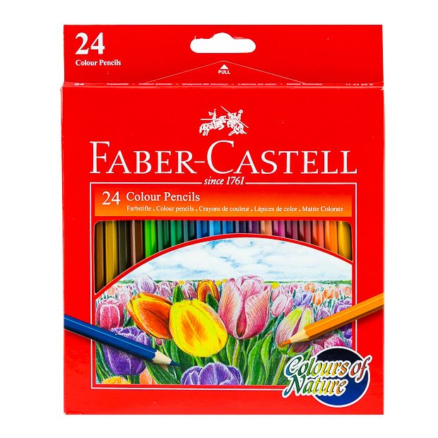 Faber Castell-Nature Color Pencil 24 (Full Size).