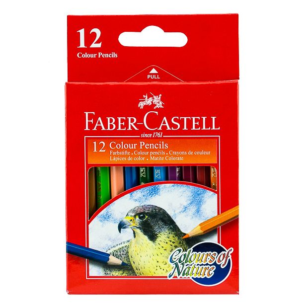 Faber Castell-Nature Color Pencil 12 (Half Size).