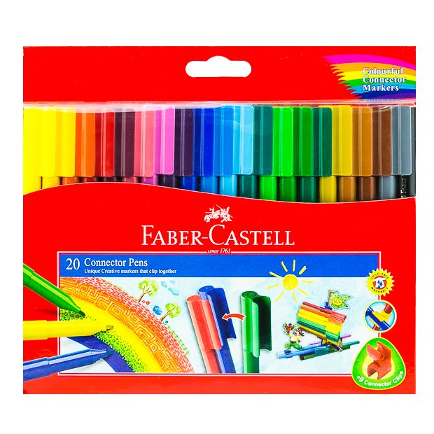 Faber Castell-Connector Pen Set (20 Colors).