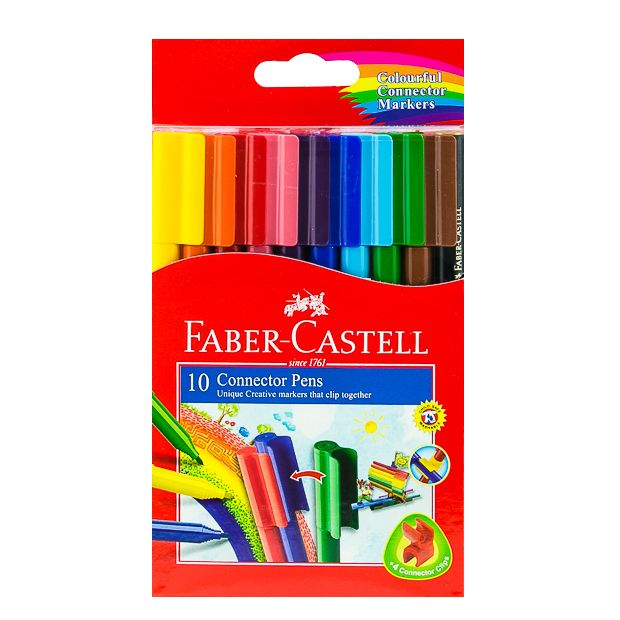 Faber Castell-Connector Pen Set (10 Colors).