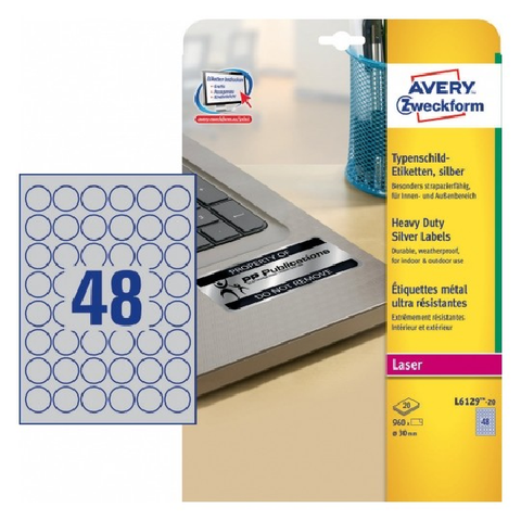 Avery Heavy Duty Labels ,960 Labels 20 Per Sheets.