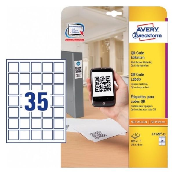 Avery Qr Code Labels , 825 Labels Per 25 Pages.