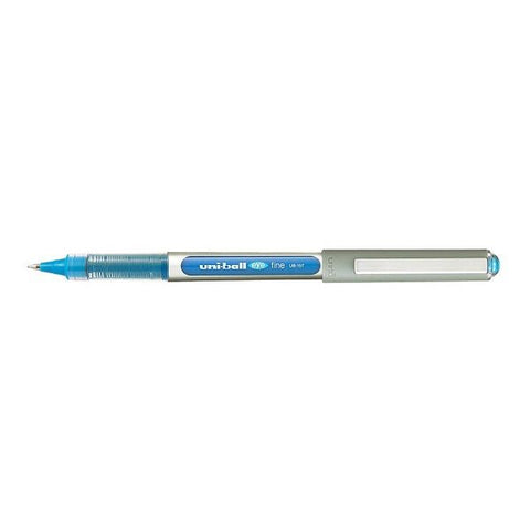 Uni-Ball - UB-157 Liquid Ink Rollerball Pens - 0.7mm Nib - Blue Ink - Pack  of 5