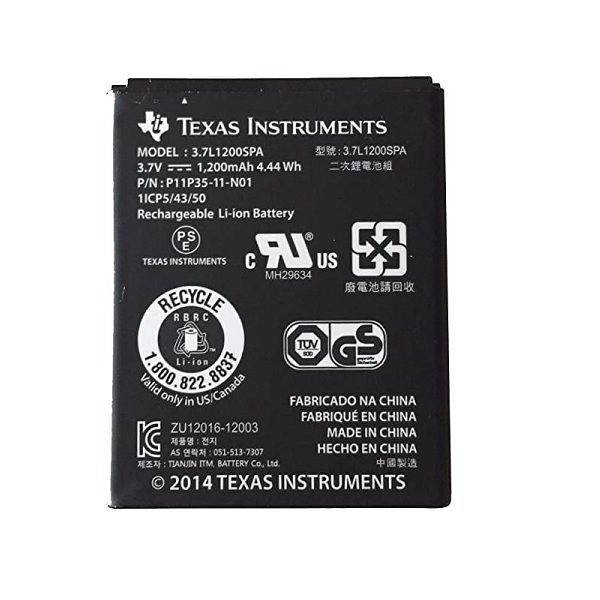 Texas Instruments Rechargeable Battery without Wire.