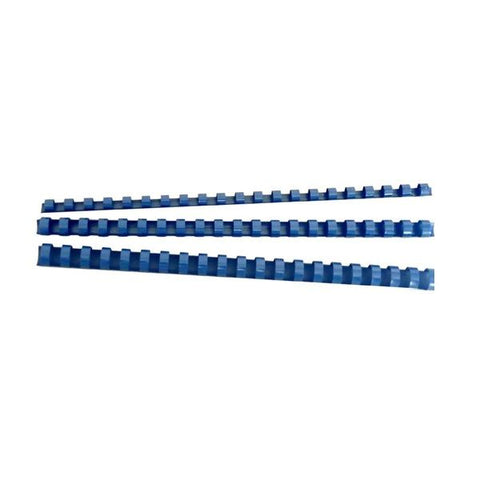 Plastic Binding Combs Blue 8 mm, Pack of 100.