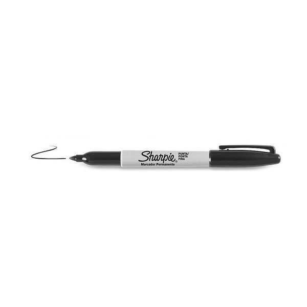 Sharpie Fine Point Permanent Marker, Black.