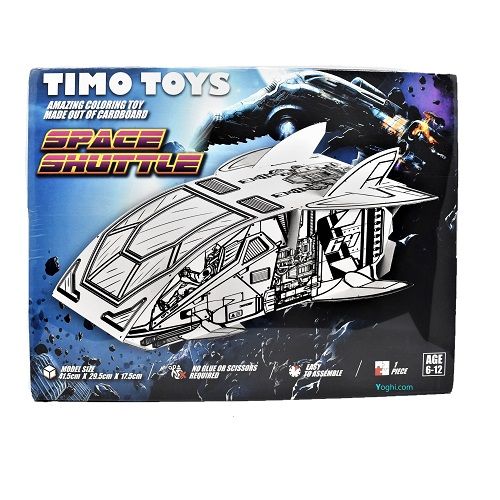 Timo Toy Space Shuttle, Card Folding Figure.