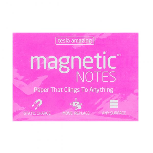 Tesla Amazing - Magnetic Notes - 100 Pages (M) Pink.