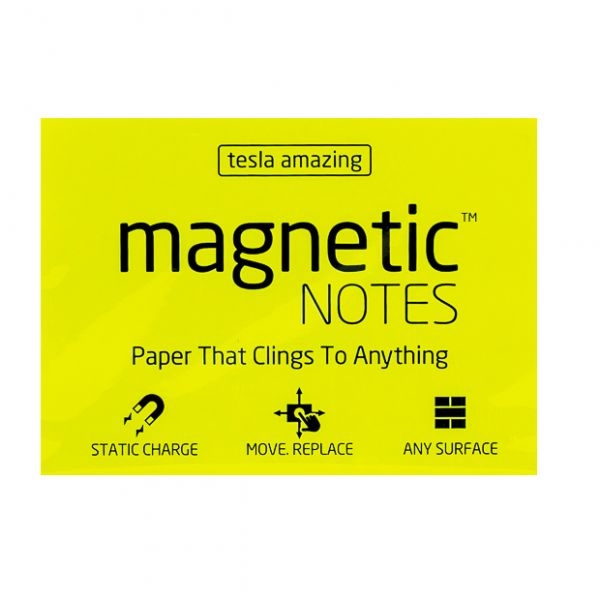 Tesla Amazing - Magnetic Notes - 100 Pages (M) Yellow.