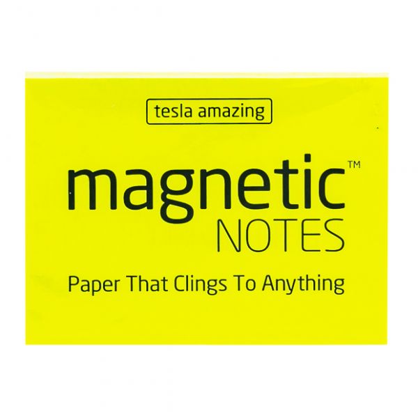 Tesla Amazing - Magnetic Notes - 100 Pages (S) Yellow.