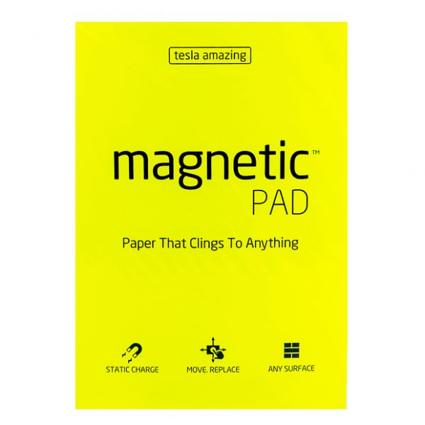 Tesla Amazing - Magnetic Pad - 50 Pages (A3) Yellow.