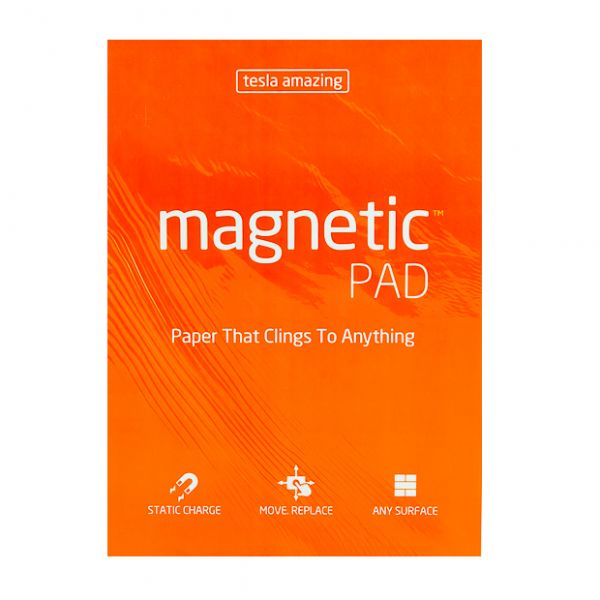 Tesla Amazing - Magnetic Pad - 50 Pages (A4) Orange.