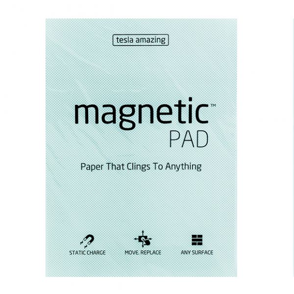 Tesla Amazing - Magnetic Pad - 50 Pages (A4) Transparent.