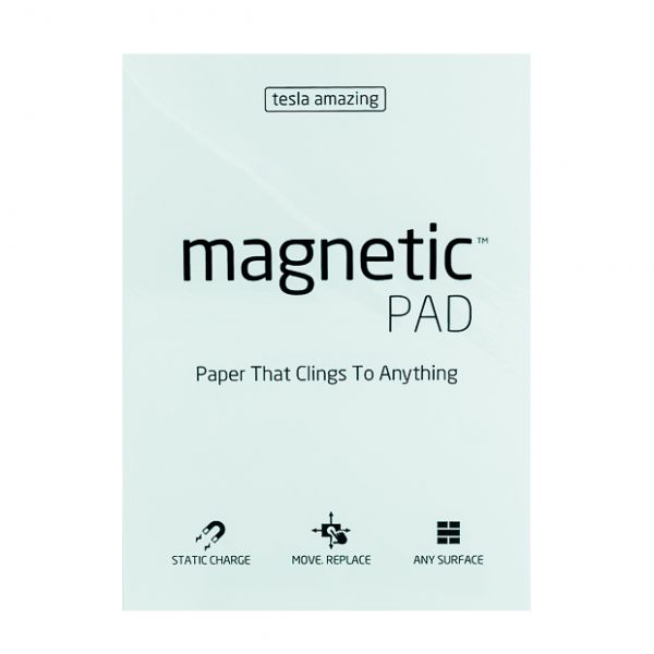 Tesla Amazing - Magnetic Pad - 50 Pages (A4) White.
