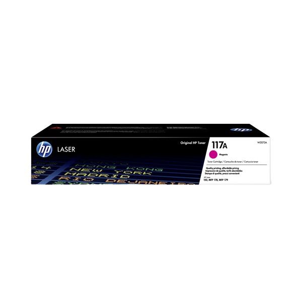 HP 117A Magenta LaserJet Toner Cartridge W2073A.