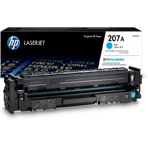 HP 207A Cyan Original LaserJet Toner Cartridge W2211A.