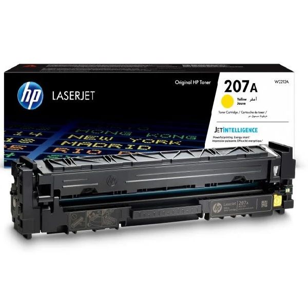 HP 207A Yellow Original LaserJet Toner Cartridge W2212A.