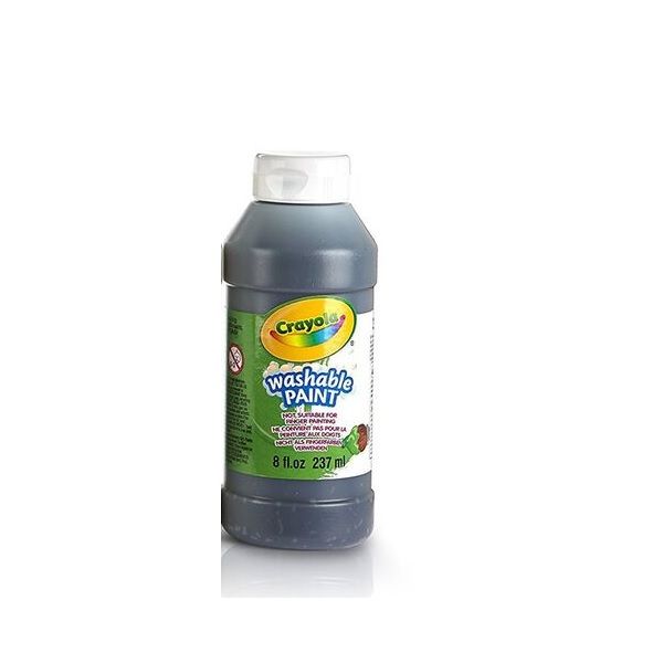 Crayola - Washable Paint, Black,  237ml.