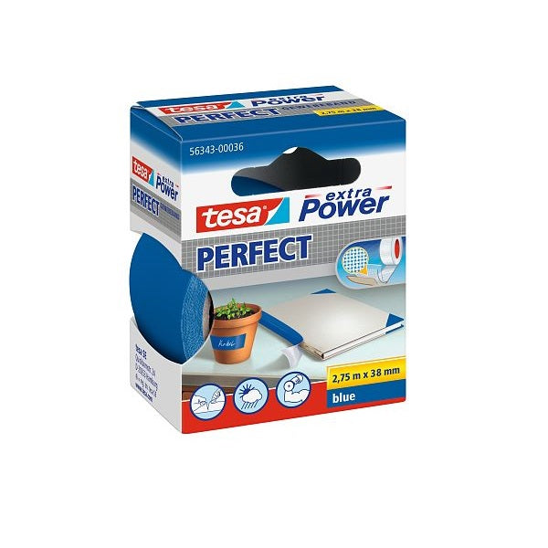 Tesa Extra Power Perfect Strong CT -Blue , 2.75 m x 38 mm.